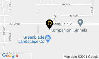 Greenblade Landscape Co Ltd in Grande Prairie map