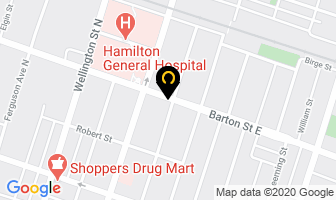Greenfingers Flowers in Hamilton map