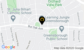 Greensborough Dental in Markham map