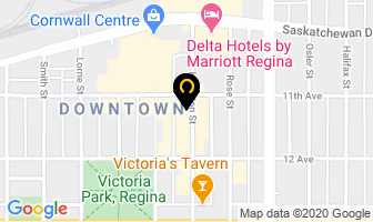 Greenspot Cafe in Regina map