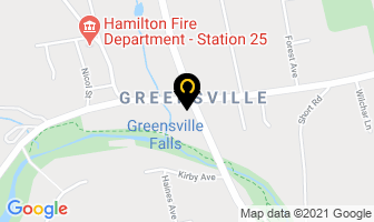 Greensville Grocery in Hamilton map