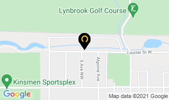 Greensway Condominiums in Moose Jaw map
