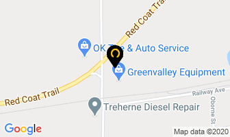 Greenvalley Equipment Inc in Treherne map