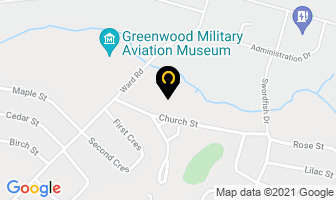 Greenwood Bowling Centre in Greenwood map