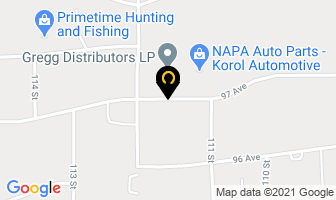 Gregg Distributors Gp Ltd in Grande Prairie map