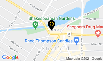 Gregory Connor Antiques in Stratford map