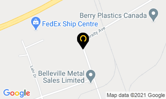 Greif Bros Canada Inc in Belleville map