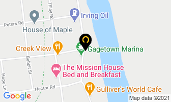 Greig Pottery Ltd in Gagetown map