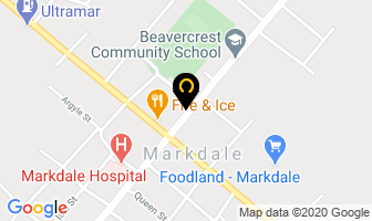 Grey Highlands Eye Care in Markdale map
