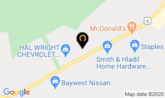 Grey Motors Mazda in Owen Sound map