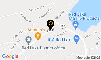 Grey Power Insurance Brokers in Kenora, Unorganized map