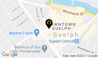 Grey Rock Clothing in Guelph map
