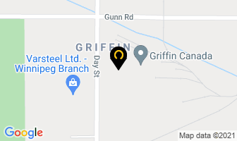 Griffin Canada Inc in Winnipeg map