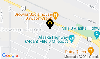 Griffin Source For Sports in Dawson Creek map