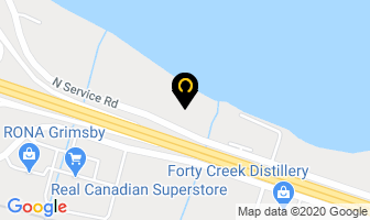 Grimsby Water Treatment Plant in Grimsby map
