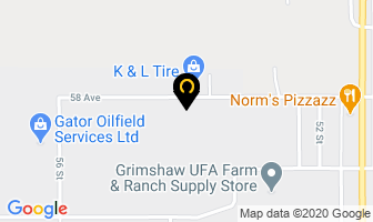 Grimshaw Gravel Sales in Grimshaw map