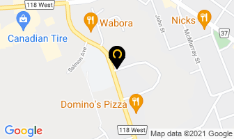 Grogan Wayne Autobody in Bracebridge map