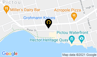 Grohmann Knives in Pictou map