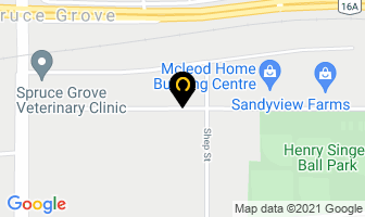 Groom Room in Spruce Grove map