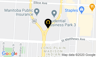 Grosney Promotions in Winnipeg map