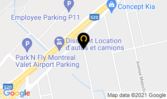 Group Cole International in Dorval map