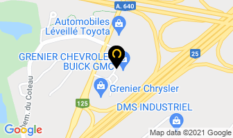 Groupe Automobile Grenier in Terrebonne map