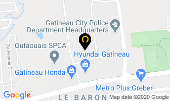 Groupe Contex Group in Gatineau map