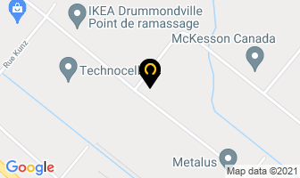 Groupe Dpi Inc in Drummondville map