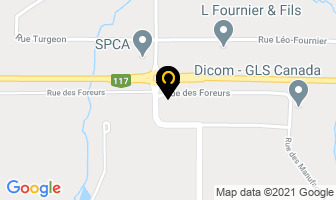 Groupe Fordia Inc in Val-d'Or map