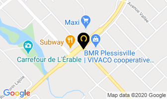 Groupe Jfc Inc in Plessisville map