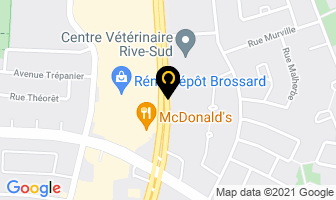Groupe Leblanc in Brossard map