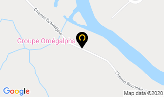 Groupe Omegalpha Inc in Joliette map