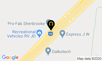 Groupe Pro-Fab Inc in Sherbrooke map