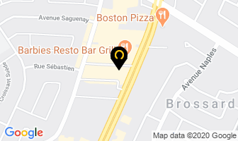 Groupe Servicas Inc in Brossard map