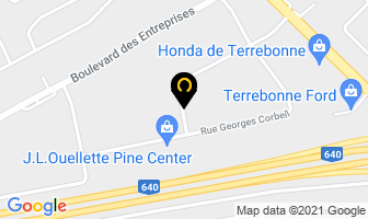 Groupe Sima Inc in Terrebonne map