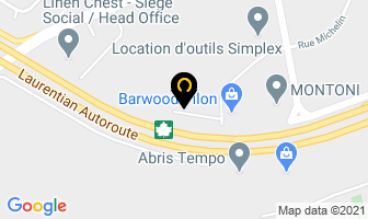 Groupe Synergire in Lavaltrie map
