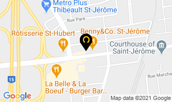 Groupe Tcn Inc in Saint-Jérôme map