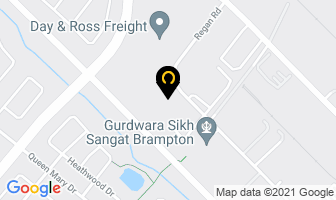 Growers Paradise in Brampton map