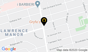 Gryfe's Bagel Bakery in Orillia map