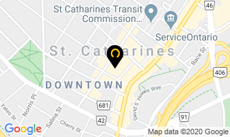 Gryphon International Engineering Services Inc in St. Catharines map