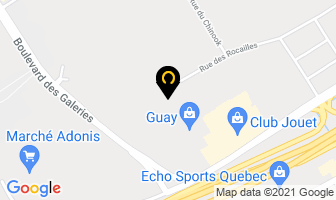 Guay Inc in Ville de Québec map