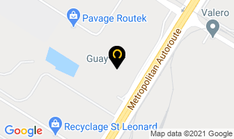 Guay Inc in Montréal-est map