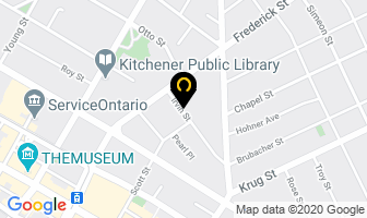 Guenther Rueb Surveying Ltd in Kitchener map