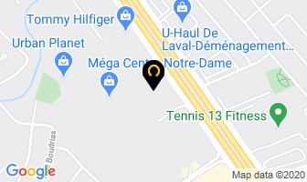 Guess Mega Centre Notre-Dame in Beauharnois map