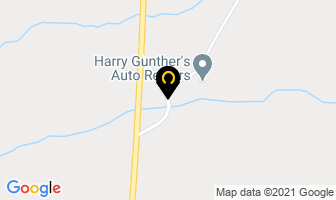 Gunther's Harry Auto Repairs in Fredericton map