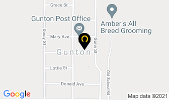 Gunton Post Office in Gunton map