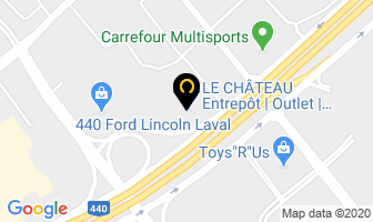 Guy Champagne in Beauharnois map