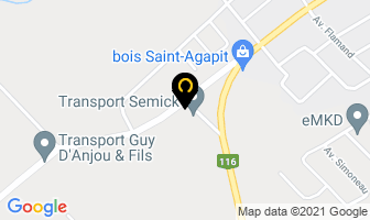 Guy D'anjou Transport in Saint-Agapit map