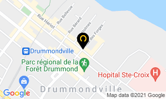 Guy Desdteaux Salon in Drummondville map