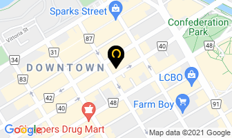 Guyana High Commission in Guelph map